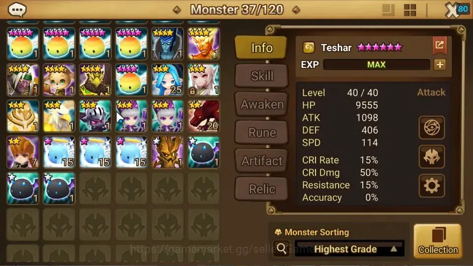 Summoners War: Sky Arena Accounts Starter ASIA|Lv 26|Ready Gacha|103 12 YSC + 160 11 YSC + 3 LAAS + 5 LS + 4 LDS + 121 MS |1 8