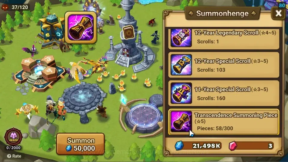 Summoners War: Sky Arena Accounts Starter ASIA|Lv 26|Ready Gacha|103 12 YSC + 160 11 YSC + 3 LAAS + 5 LS + 4 LDS + 121 MS |1 9