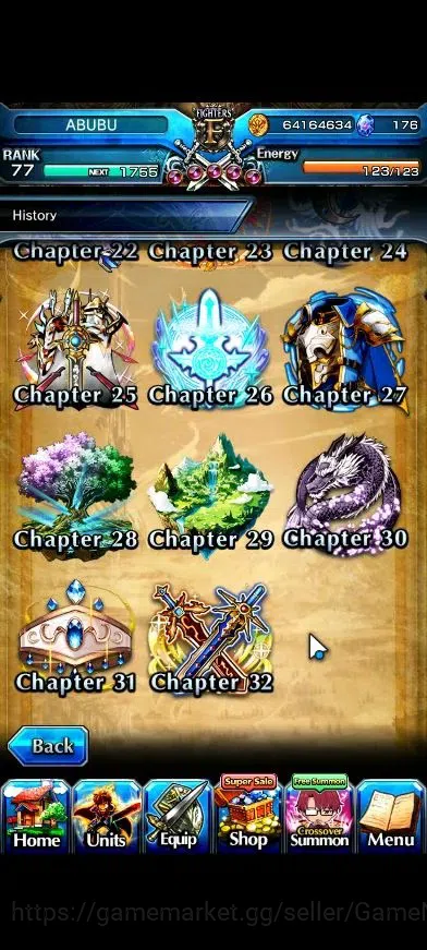 Grand Summoners Accounts Global|Rank 77|27 Ascend+10 TW|(Okarun,Roy,Inumuta image 9