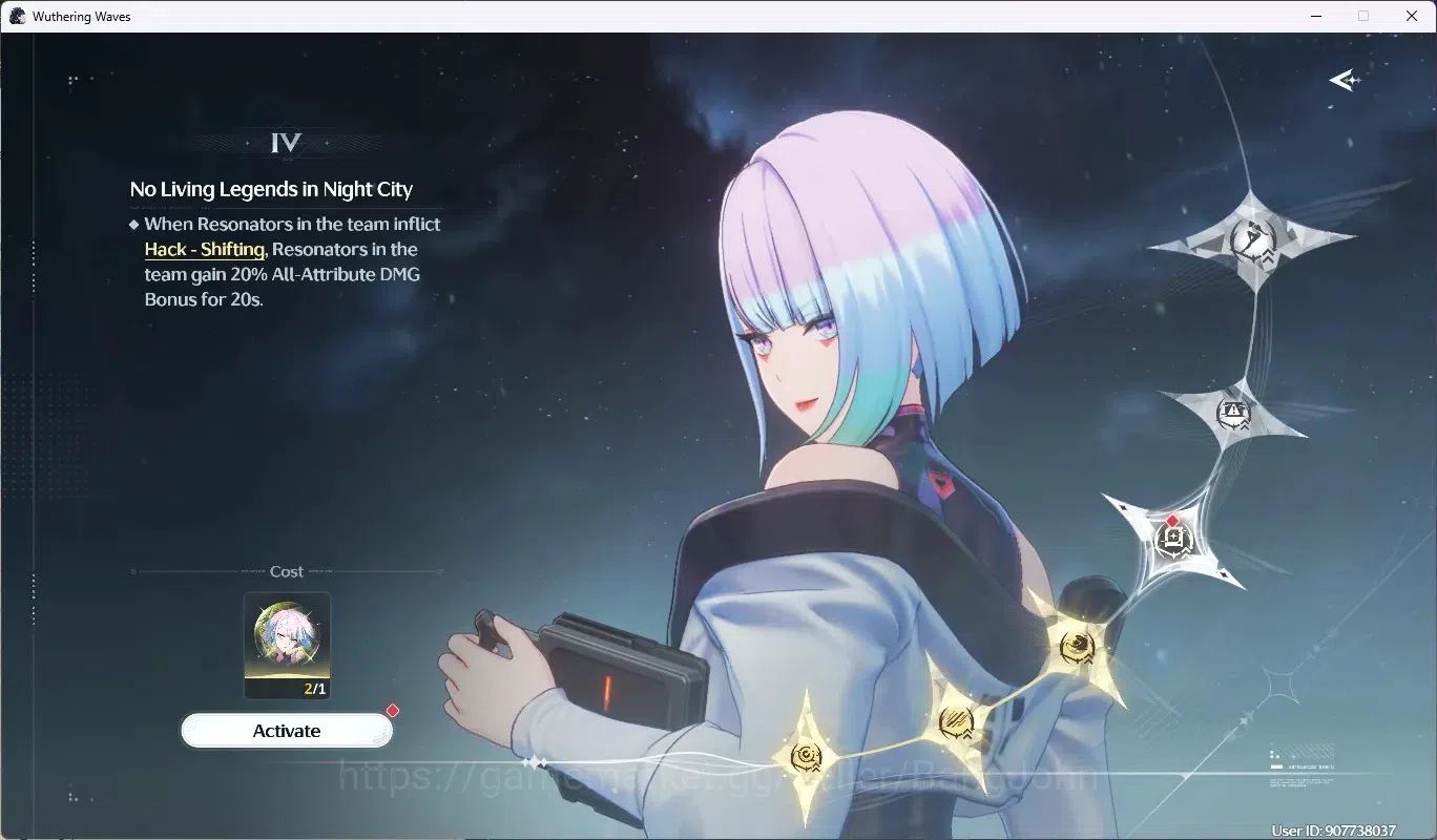 Wuthering Waves Accounts SEA|UL 48|Rank 5|1 Char Limited [Lucy R5 + Sign],R image 5