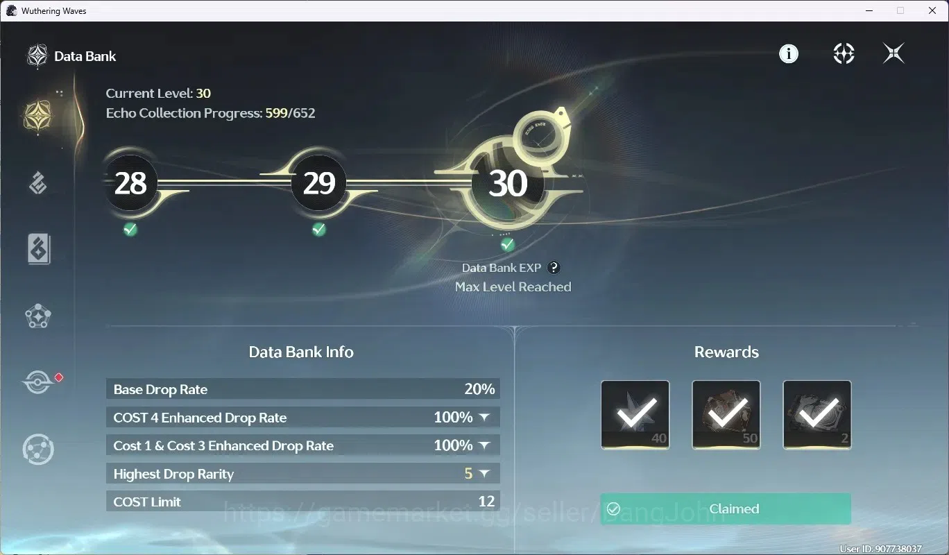 Wuthering Waves Accounts SEA|UL 48|Rank 5|1 Char Limited [Lucy R5 + Sign],R image 8