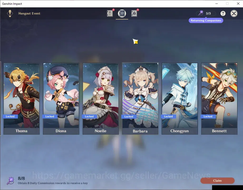 Genshin Impact Accounts ASIA|AR 52|Rate ON|Semi Lunar Team [Nefer,Lauma] + image 19