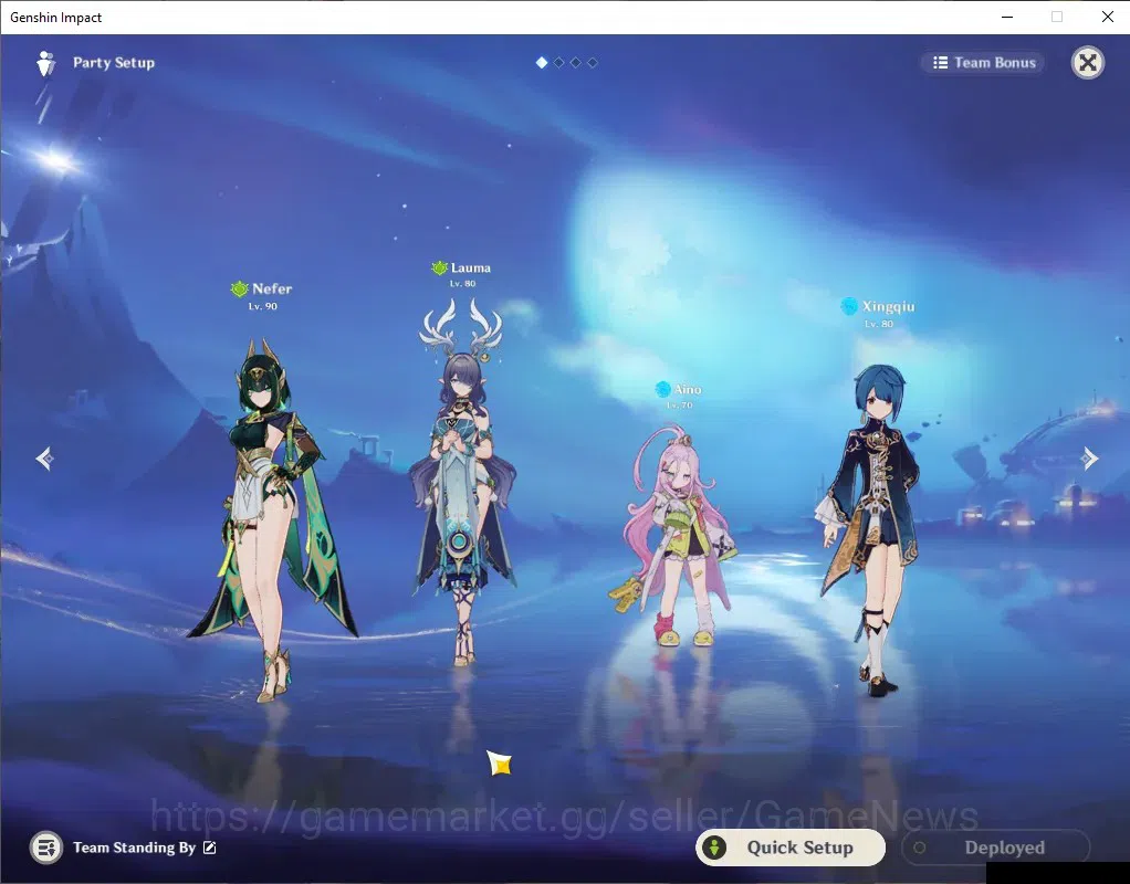 Genshin Impact Accounts ASIA|AR 52|Rate ON|Semi Lunar Team [Nefer,Lauma] + image 3
