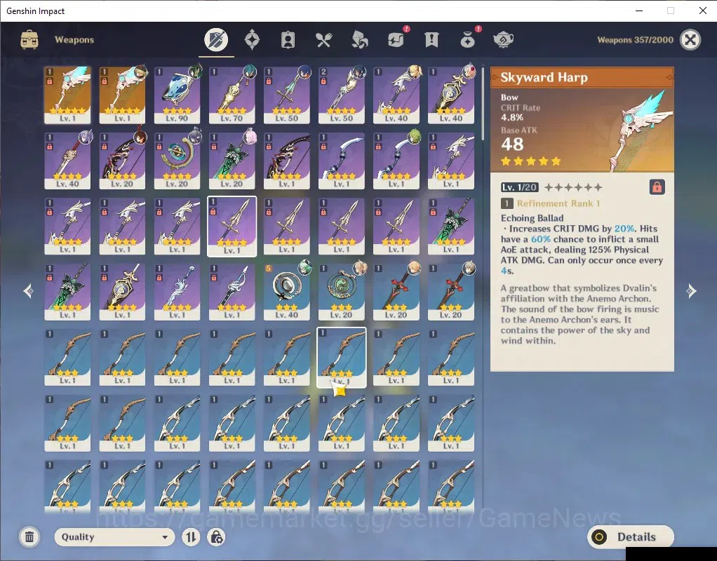 Genshin Impact Accounts ASIA|AR 52|Rate ON|Semi Lunar Team [Nefer,Lauma] + image 5