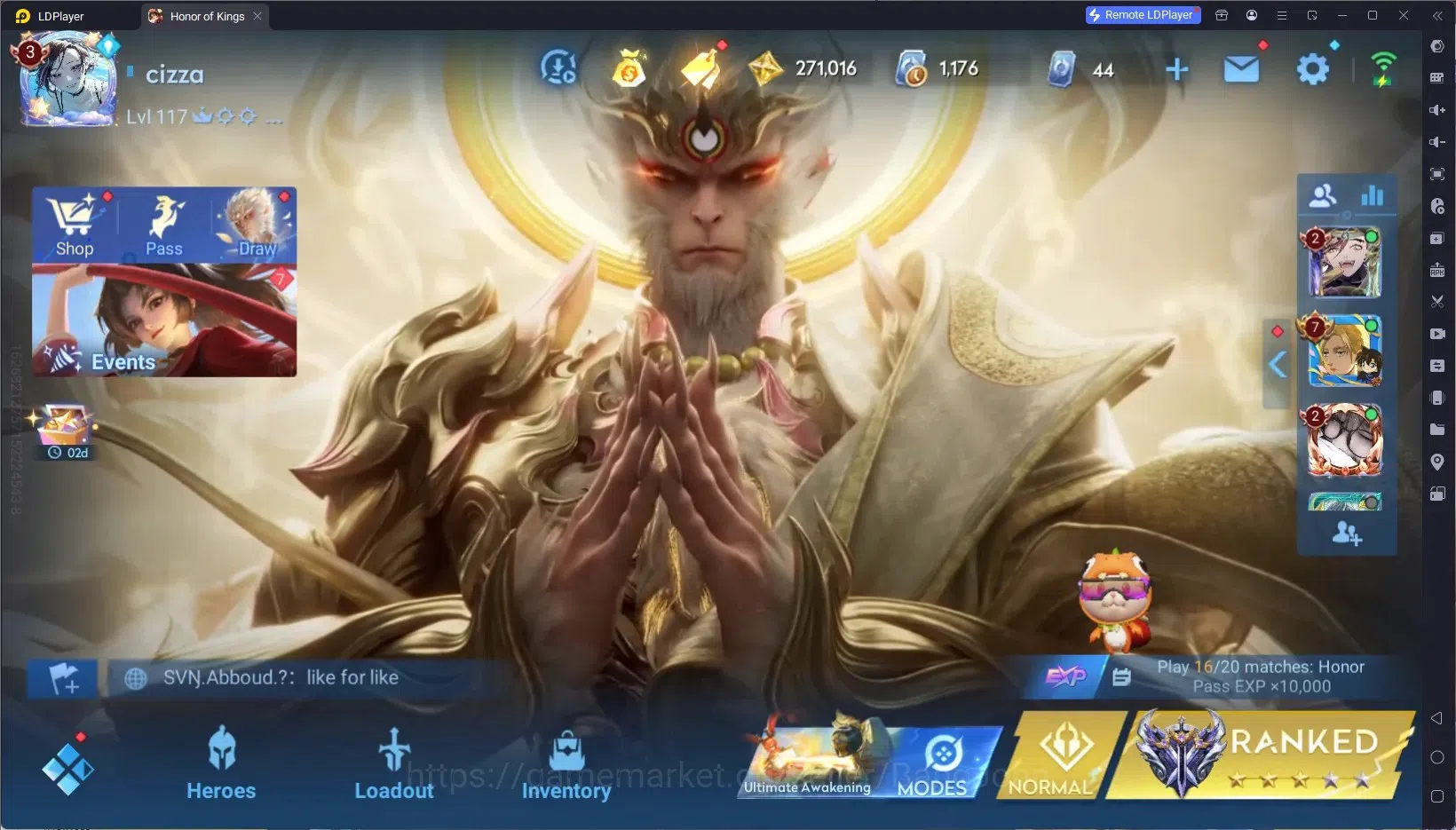 Honor of Kings Accounts Global | 107H 112S |2026 Dolia, SANGINGOU Hou Yi, image 1