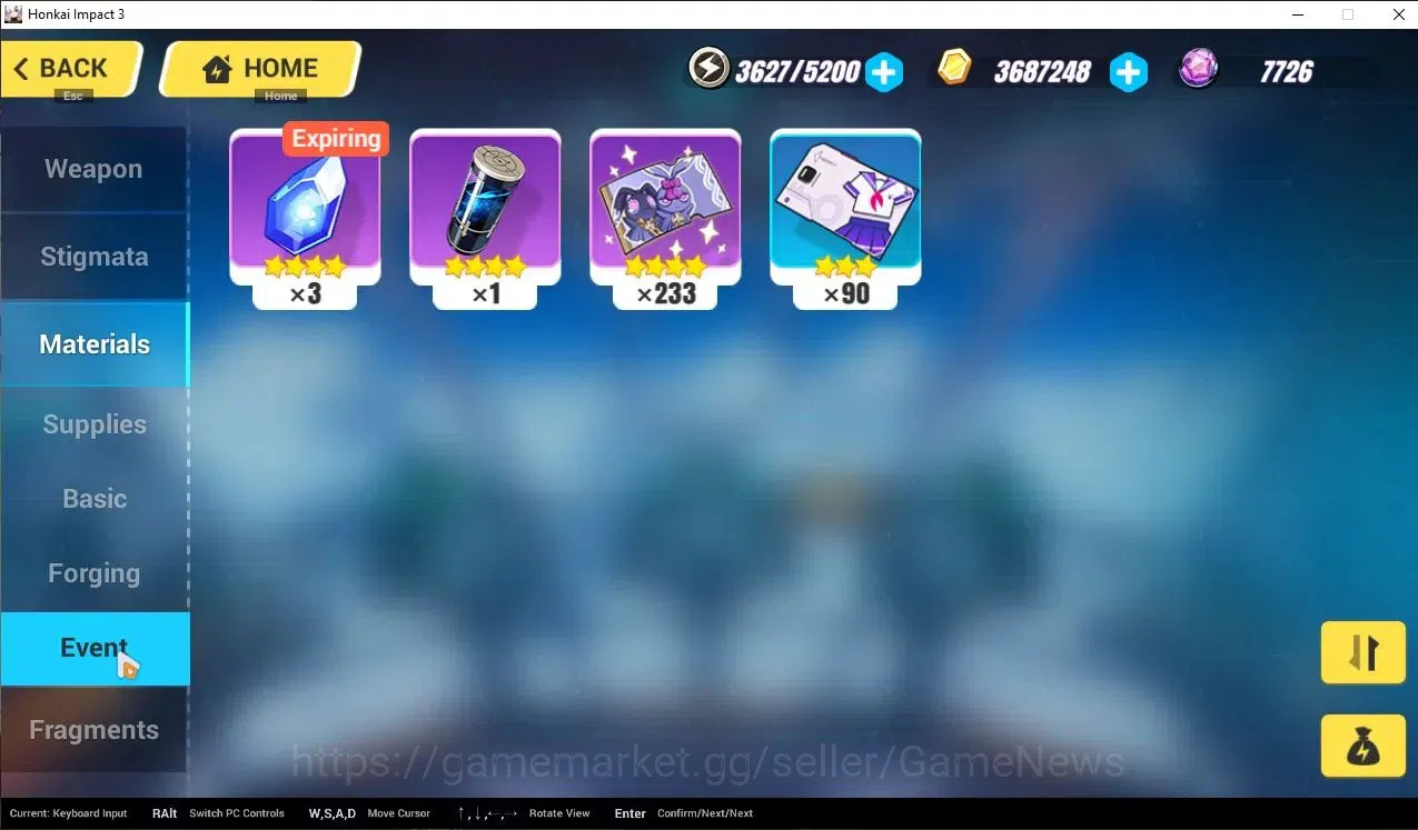 Honkai Impact 3rd Accounts SEA Lv74|2 Fullset (Kiana Ba-Dum,Coralie VB), Cora image 10