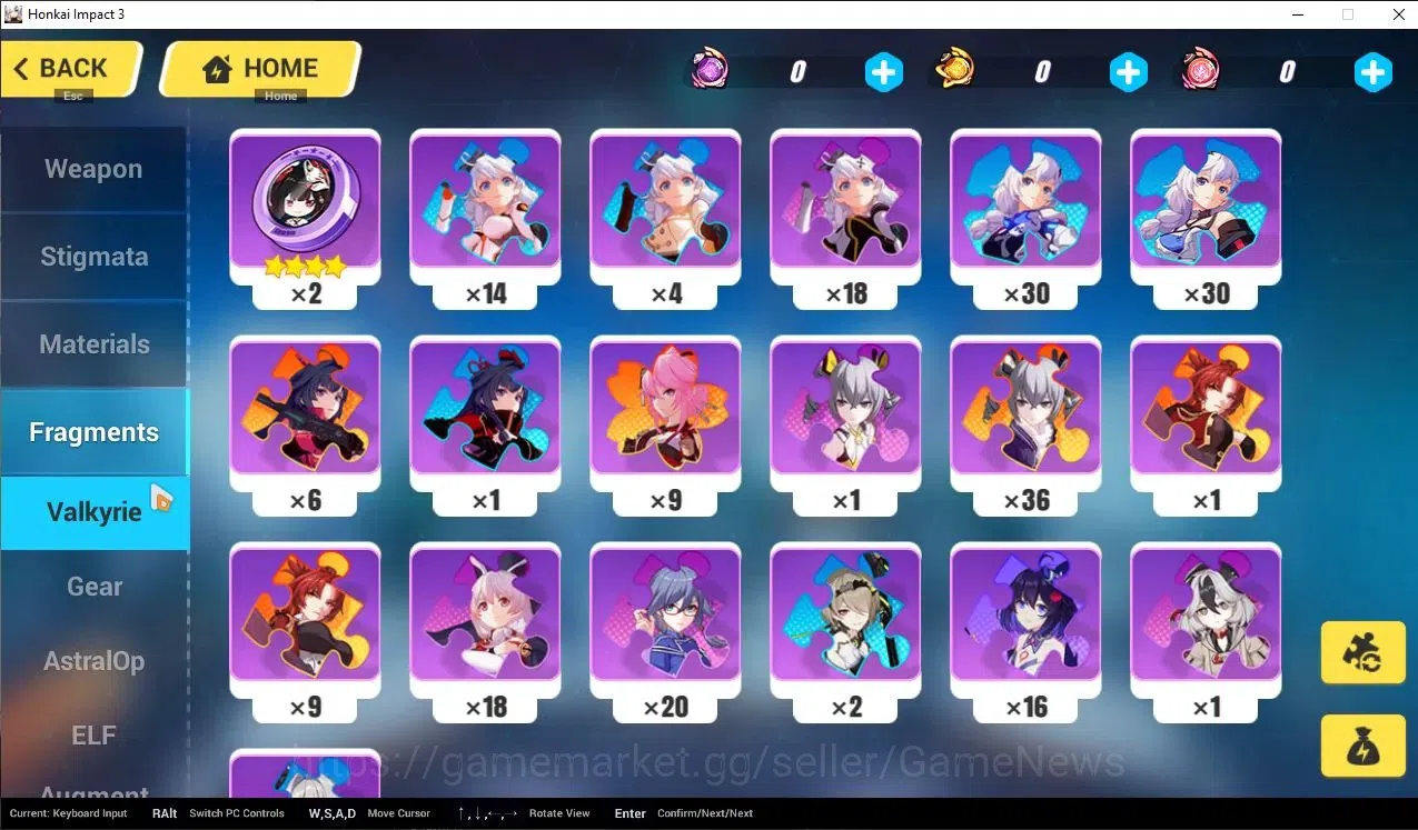 Honkai Impact 3rd Accounts SEA Lv74|2 Fullset (Kiana Ba-Dum,Coralie VB), Cora image 11