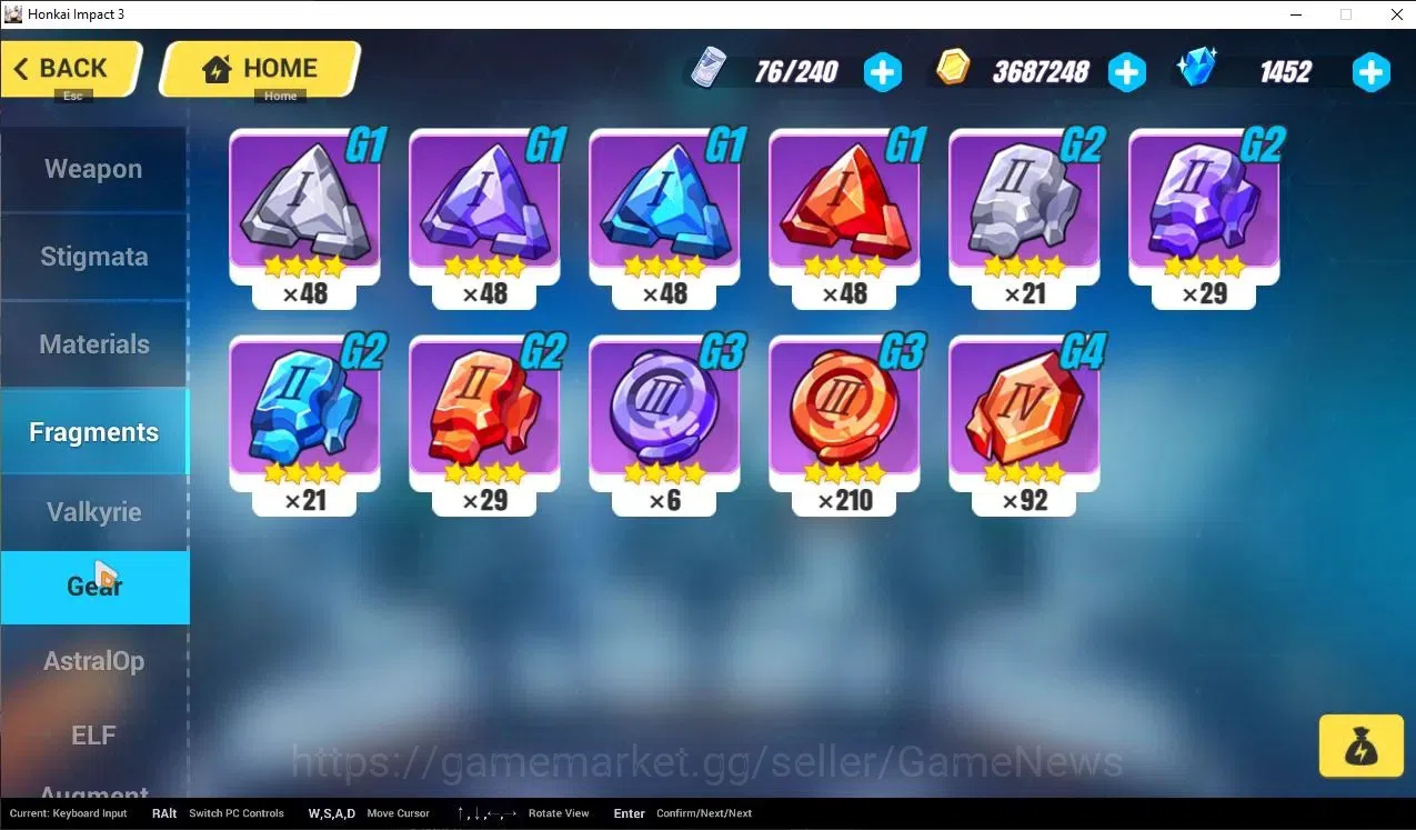 Honkai Impact 3rd Accounts SEA Lv74|2 Fullset (Kiana Ba-Dum,Coralie VB), Cora image 12