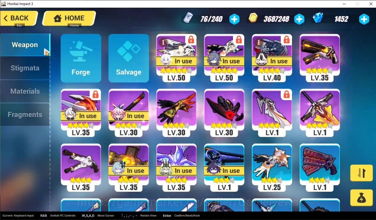 Honkai Impact 3rd Accounts SEA Lv74|2 Fullset (Kiana Ba-Dum,Coralie VB), Cora image 5