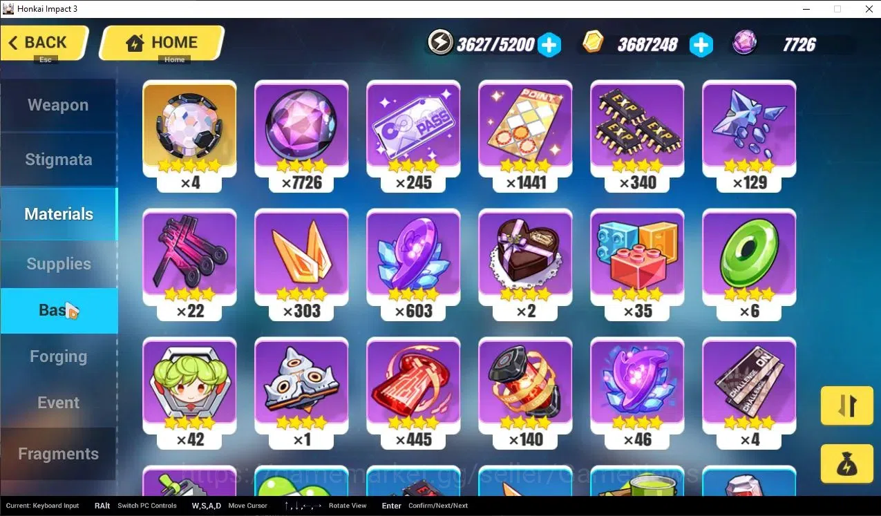 Honkai Impact 3rd Accounts SEA Lv74|2 Fullset (Kiana Ba-Dum,Coralie VB), Cora image 8