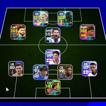 eFootball Accounts Legends & Iconic Players Android|Power 2944|Big Time K.Kvaratskhelia|Epic David Seaman|6 Show Time