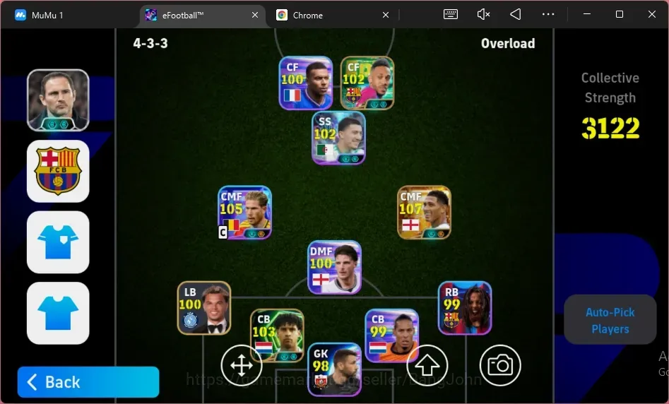 eFootball Accounts Others Android|PW3122|BIGT Bellingham,Showtime KevindeBruyne,Epic Rijkraad PEAubamenyang|CheckSS EFB3680B 1