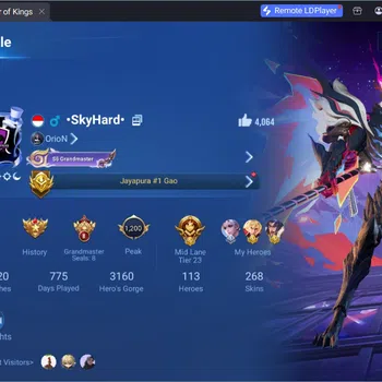 Honor of Kings Accounts Others Global|113H 268S|1 Mythic|3 Limbo|2 Lny|KIC Luna|2 Sanxingdui|5 Legend,More |Check SS HOK625B
