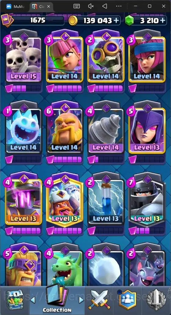 Clash Royale Accounts Mobile |CL 1675|KTL 16|12297 Trophy|Card 121|12 Ma image 11