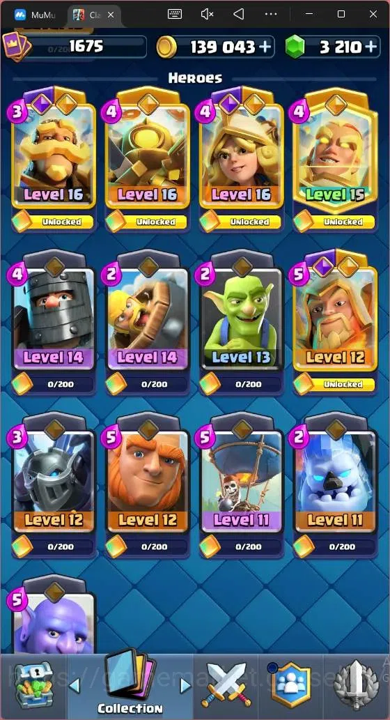 Clash Royale Accounts Mobile |CL 1675|KTL 16|12297 Trophy|Card 121|12 Ma image 13