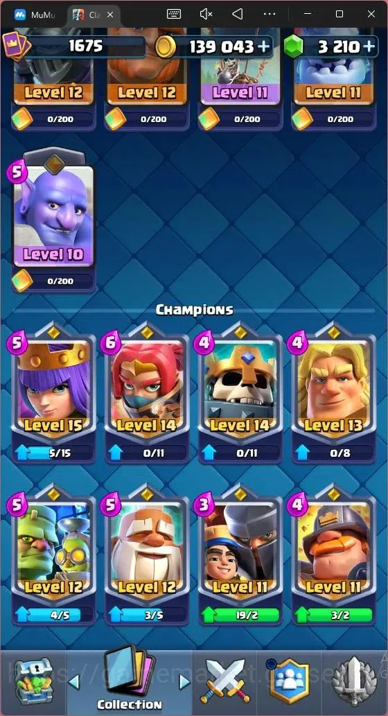 Clash Royale Accounts Mobile |CL 1675|KTL 16|12297 Trophy|Card 121|12 Ma image 14