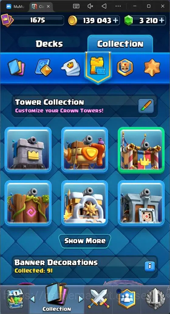 Clash Royale Accounts Mobile |CL 1675|KTL 16|12297 Trophy|Card 121|12 Ma image 17