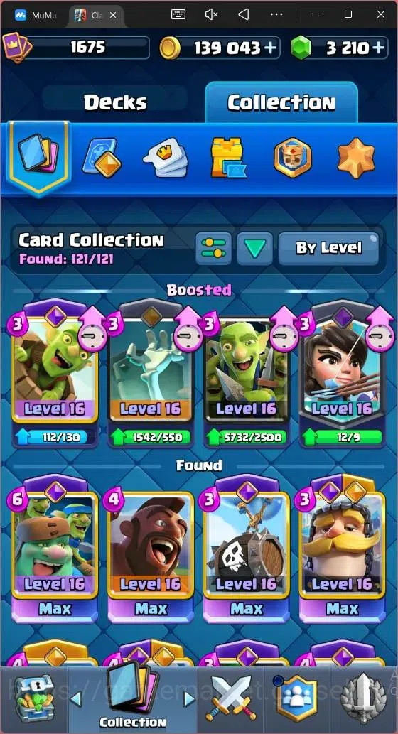 Clash Royale Accounts Mobile |CL 1675|KTL 16|12297 Trophy|Card 121|12 Ma image 7