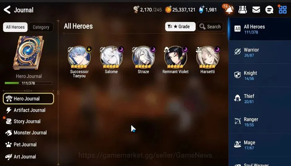 Epic Seven Accounts Global|UnVerif|5 ML(Salome,STayaou,Straze,Etc)+Set image 5