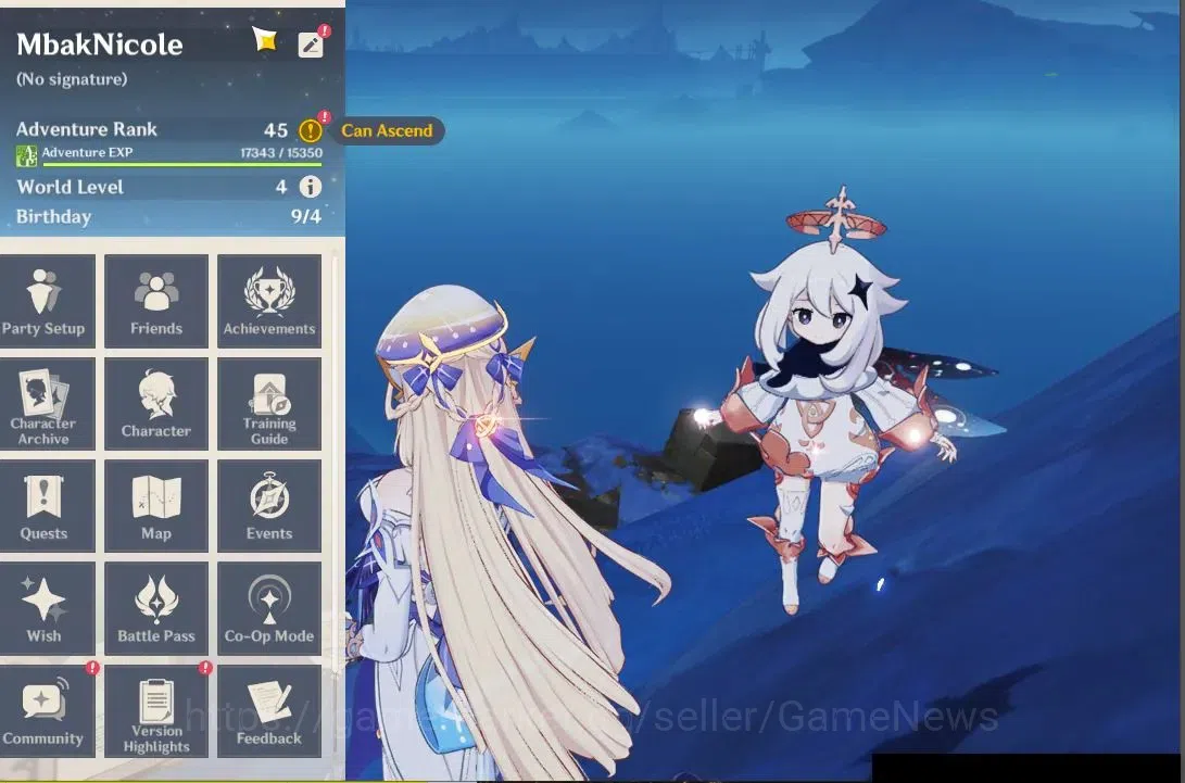 Genshin Impact Accounts Reroll ASIA|AR 45|2 Limited|Nicole,Lyney +2(5*Standard Character) +1(5* Sign Weapon)|Usn Unset|Male 1