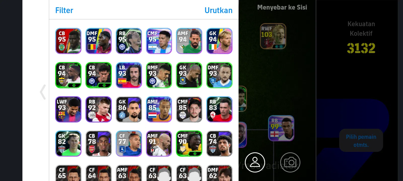 eFootball Accounts Legends & Iconic Players EFOOTBALL 2026 | EPIC MATEHUS, XABI ALONSO, NEYMAR JR ST, H DIOUF, MANAGER XABI 3
