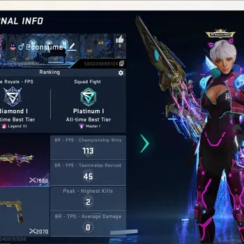 Blood Strike Accounts Collab Skin ASIA|Evo: QBZ95 - Penetrator|2 Eternal Gun:P90-Empyrean&Uzi-StarCheser|4 Collab Gun
