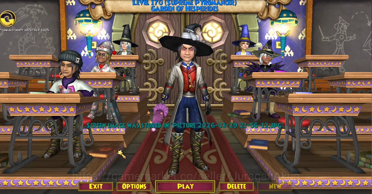 Wizard101 Accounts NA 2 char|Lvl-171 SUP Necro + Lvl-170 SUP PyroManc image 13