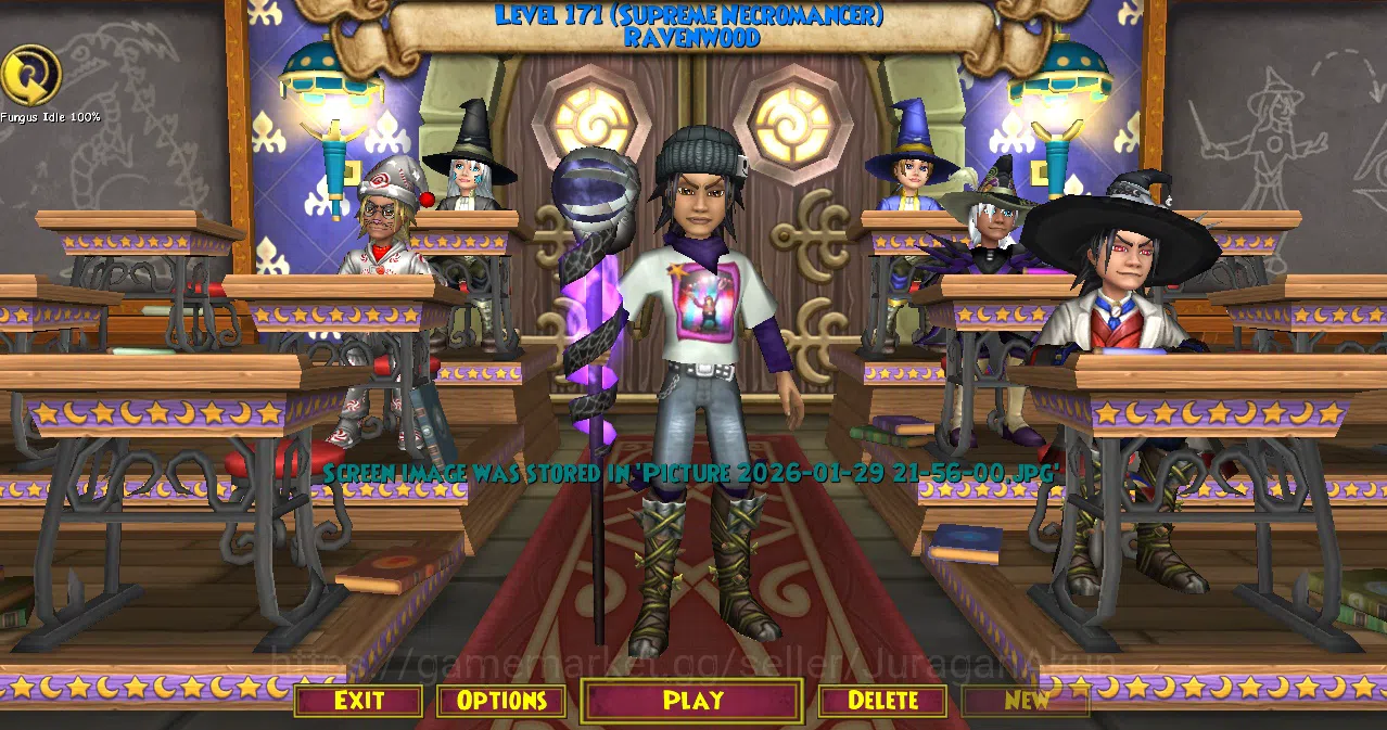 Wizard101 Accounts NA 2 char|Lvl-171 SUP Necro + Lvl-170 SUP PyroManc image 5
