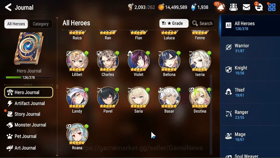 Epic Seven Accounts GLOBAL Unverif|New Era|5 ML(Salome,LOTScales,J Kis image 16