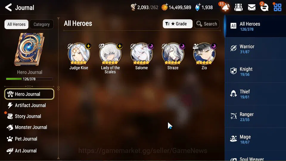Epic Seven Accounts GLOBAL Unverif|New Era|5 ML(Salome,LOTScales,J Kis image 18