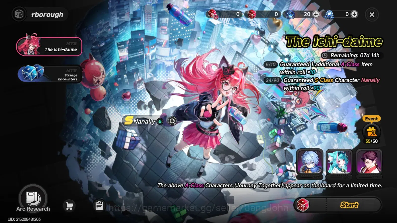 Neverness to Everness Accounts NA|Starter Lvl 3|2SSR(Nanally,Daffodil)+5SR+Sign H image 2