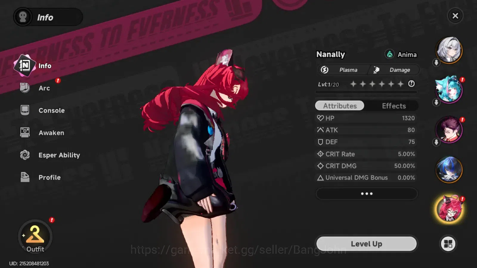Neverness to Everness Accounts NA|Starter Lvl 3|2SSR(Nanally,Daffodil)+5SR+Sign H image 9