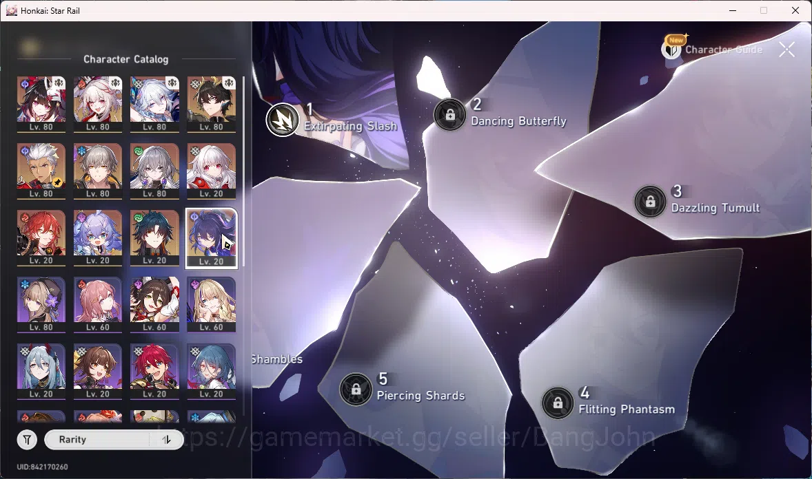 Honkai Star Rail Accounts ASIA | TL 65 | 5 Limit | Sparxie e2 + sign | Yao G image 13