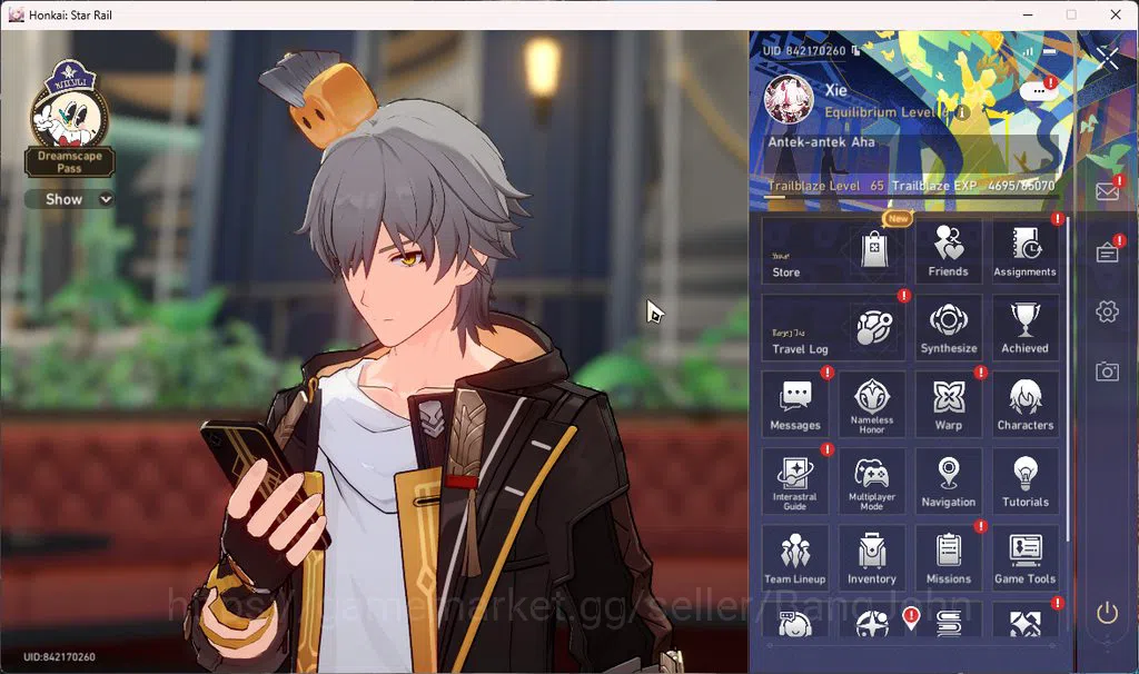 Honkai Star Rail Accounts ASIA | TL 65 | 5 Limit | Sparxie e2 + sign | Yao G image 15
