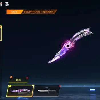 Blood Strike Accounts Collab Skin Asia|Meele Ultra Butterfly Knife Deathstar|7 Ultra URB Neon,P90 Neon,FAL Luchador,Galil