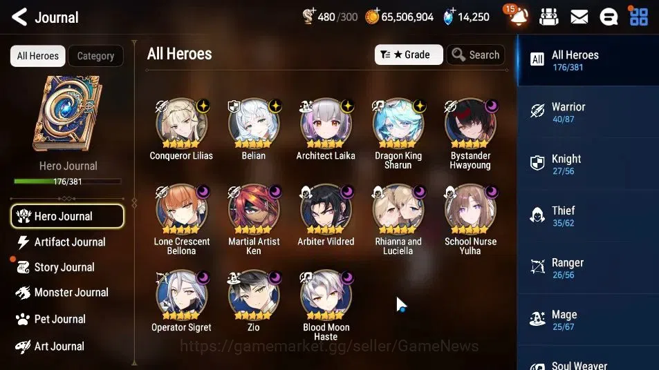 Epic Seven Accounts GLOBAL Unverif|New Era|13 ML(SN Yulha,Rhinna&Lucie image 6