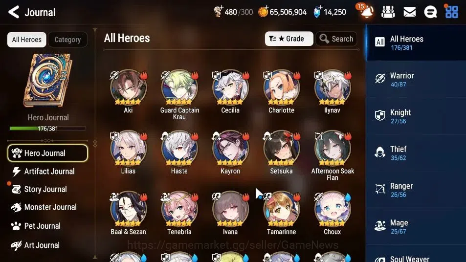 Epic Seven Accounts GLOBAL Unverif|New Era|13 ML(SN Yulha,Rhinna&Lucie image 7