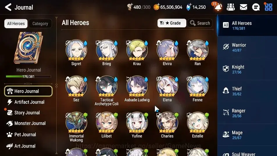 Epic Seven Accounts GLOBAL Unverif|New Era|13 ML(SN Yulha,Rhinna&Lucie image 8