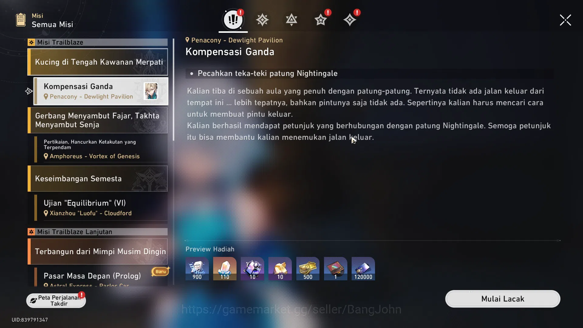 Honkai Star Rail Accounts Others ASIA | TL 65 | 14 LIMIT | CERYDRA | DAN HENG | TRIBBIE | SILVER WOLF | PHAINON | SPEC PASS 4