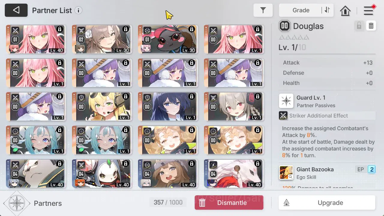 Chaos Zero Nightmare Accounts GLOBAL Lv45|5 SSR[Diana,Chizuru,Veronica,MeiLin,Et image 14