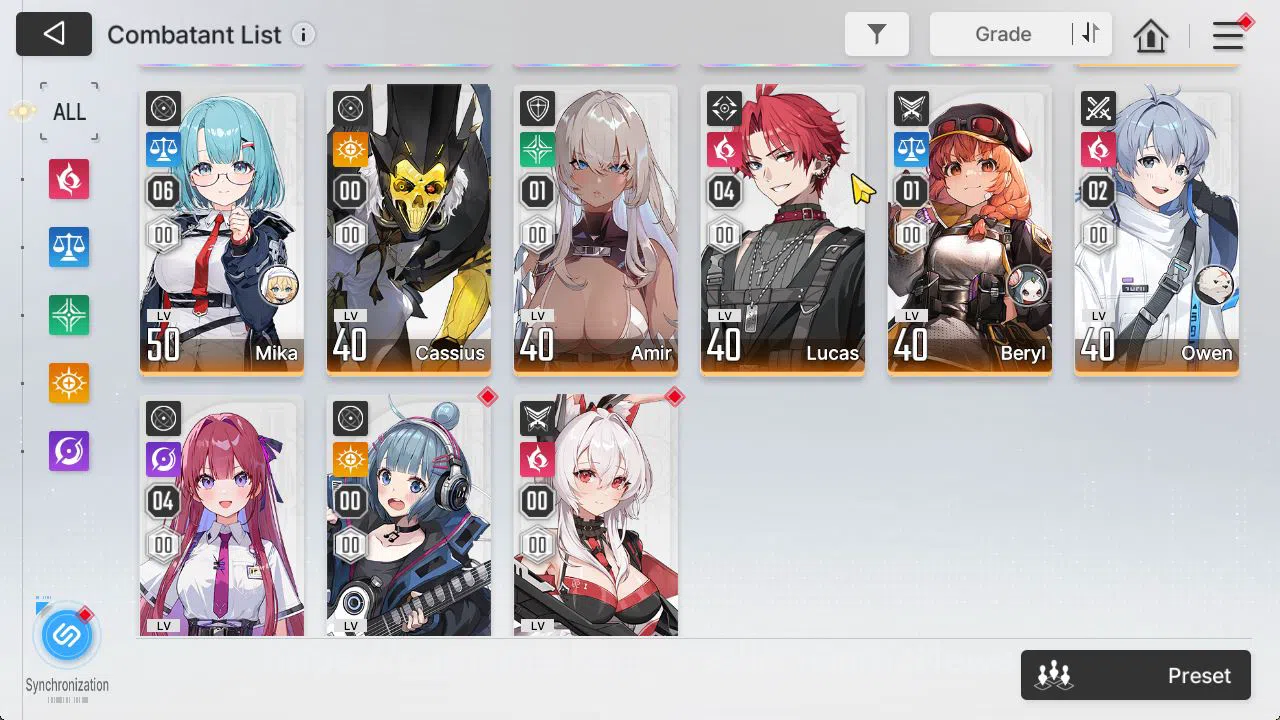 Chaos Zero Nightmare Accounts GLOBAL Lv45|5 SSR[Diana,Chizuru,Veronica,MeiLin,Et image 15