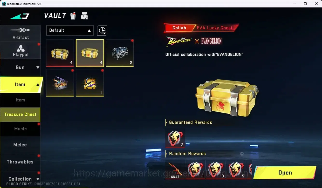 Blood Strike Accounts ASIA|Collab Gun MCX - EVA-00|1 Legendary Gun|Colla image 6