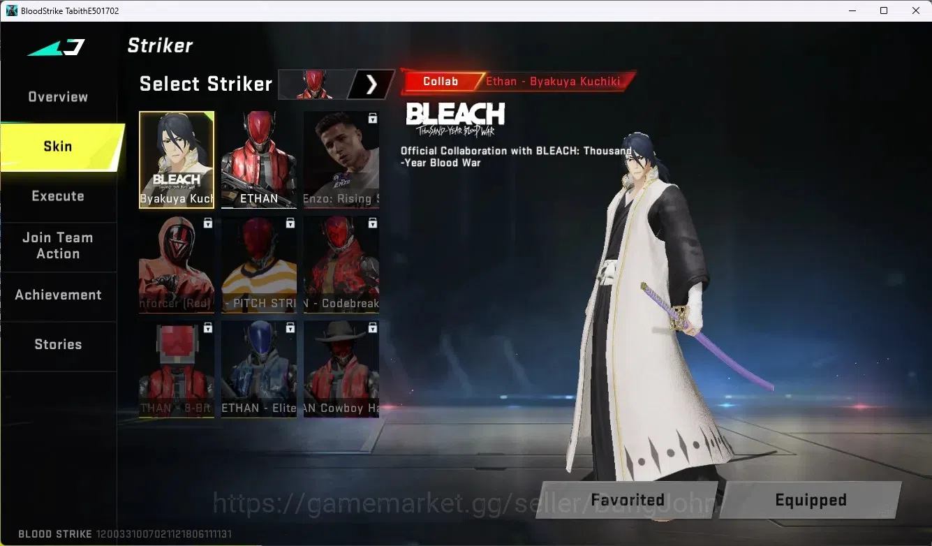 Blood Strike Accounts ASIA|Collab Gun MCX - EVA-00|1 Legendary Gun|Colla image 7