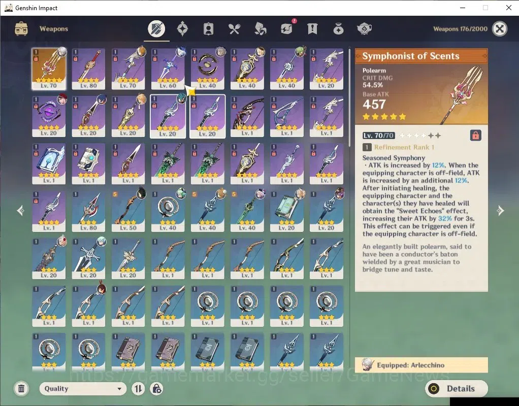 Genshin Impact Accounts Asia|AR 50|3 Limited+2(*5Weapon)|FurinaC1,Arlecchi image 4
