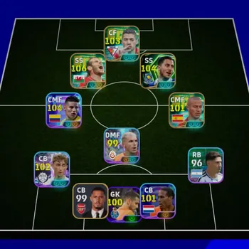 eFootball Accounts Legends & Iconic Players Mobile|PW 3128|Epic Bale, Hazard, Suárez,Thiago, Scholes, Etc.|Showtime James