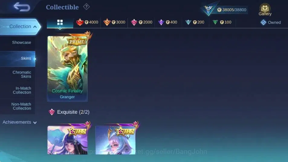 Mobile Legends: Bang Bang Accounts Global|Skin 152|Expert|Prime Granger|Collab Vale+C image 10