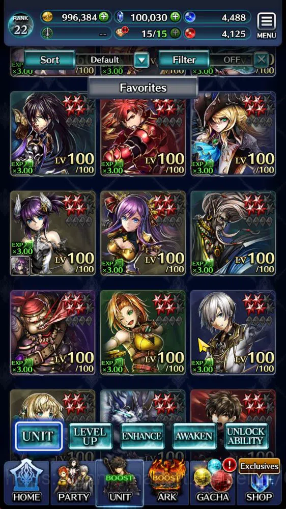 Last Cloudia Accounts Mid‑Game Global|Rank 22|100k Crystal|V,Nero tYK,SM Sera,Etc|1 UR (G Garland),1 LR (DMC Mobile),15 SSR 5