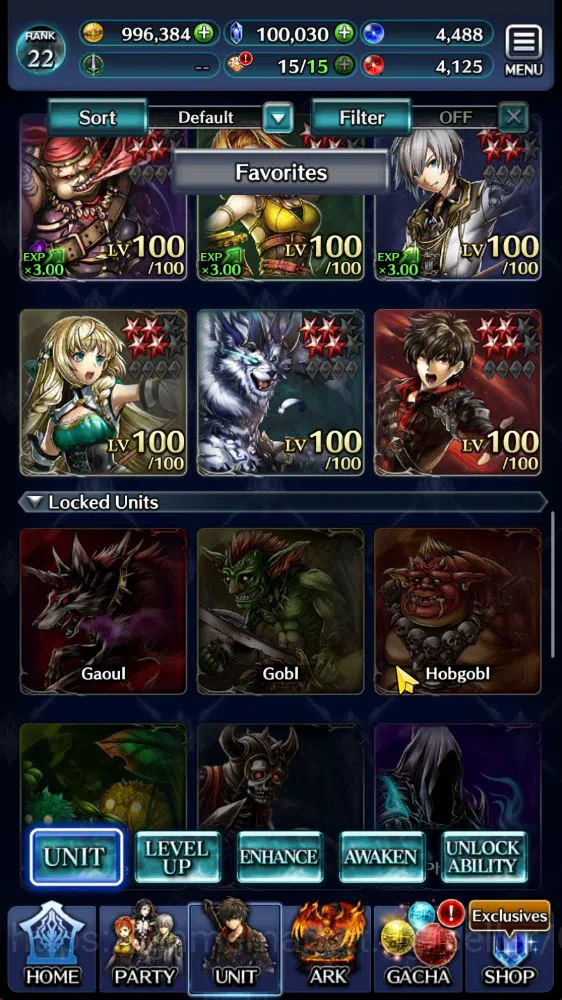 Last Cloudia Accounts Mid‑Game Global|Rank 22|100k Crystal|V,Nero tYK,SM Sera,Etc|1 UR (G Garland),1 LR (DMC Mobile),15 SSR 6