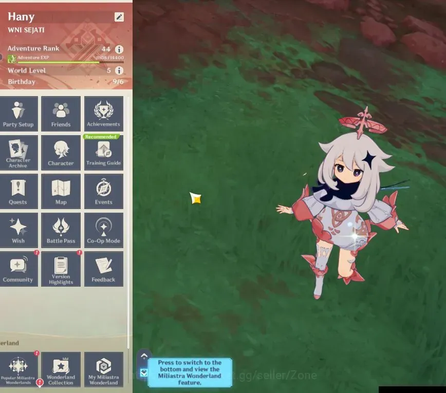 Genshin Impact Accounts Starter ASIA|Best Starter|AR 44|2 Limited (Vesna,Varesa)|Mizuki,Keqing|Low Explore|Mc Female|Take 1