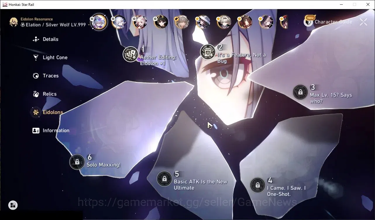 Honkai Star Rail Accounts Asia|TL 70|14 Limited|(Sparxie,Yao Guang)+Sign SW image 5